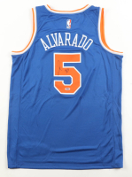 Jose Alvarado  Signed Knicks Nike Authentic Jersey (PSA) at PristineAuction.com