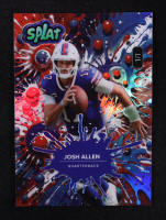 Josh Allen 2025 Wild Card Splat Red Blue Prismatic #SBRWB06JA #1/1 at PristineAuction.com