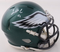 Fletcher Cox Signed Eagles Speed Mini Helmet (JSA) at PristineAuction.com