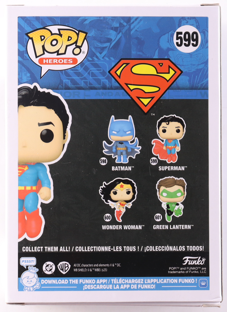 Brandon Routh Signed "Superman" #599 Superman Funko Pop! Vinyl Figure (JSA) at PristineAuction.com Brandon Routh Signed "Superman" #599 Superman Funko Pop! Vinyl Figure (JSA) at PristineAuction.com