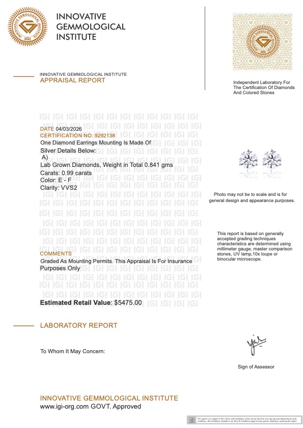 Brand New! 0.88 Carats Natural Diamond & Blue Sapphire Ring White Gold H-I, I1-I2 | Estimated Retail Value: $5320 (IGI) at PristineAuction.com Brand New! 0.88 Carats Natural Diamond & Blue Sapphire Ring White Gold H-I, I1-I2 | Estimated Retail Value: $5320 (IGI) at PristineAuction.com