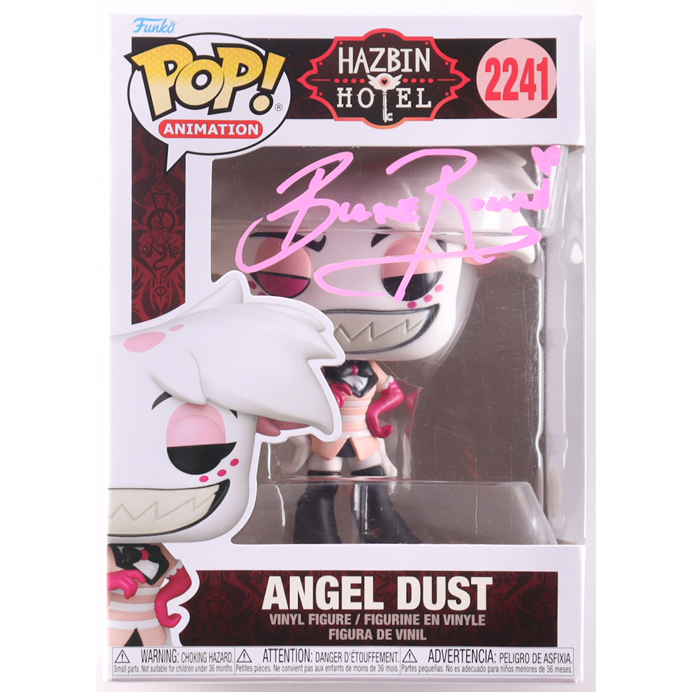 Blake Roman Signed "Hazbin Hotel" #2241 Angel Dust Funko Pop! Vinyl Figure (JSA) at PristineAuction.com