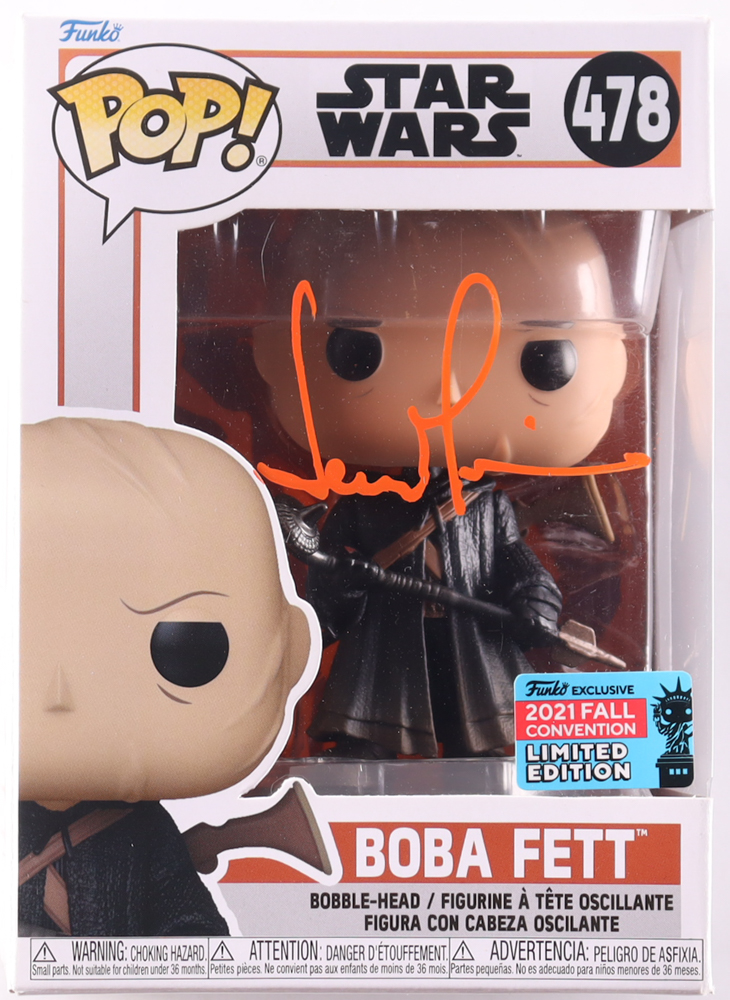 Temuera Morrison Signed "Star Wars" #462 Boba Fett Funko Pop! Bobble-Head Vinyl Figure (JSA) at PristineAuction.com Temuera Morrison Signed "Star Wars" #462 Boba Fett Funko Pop! Bobble-Head Vinyl Figure (JSA) at PristineAuction.com