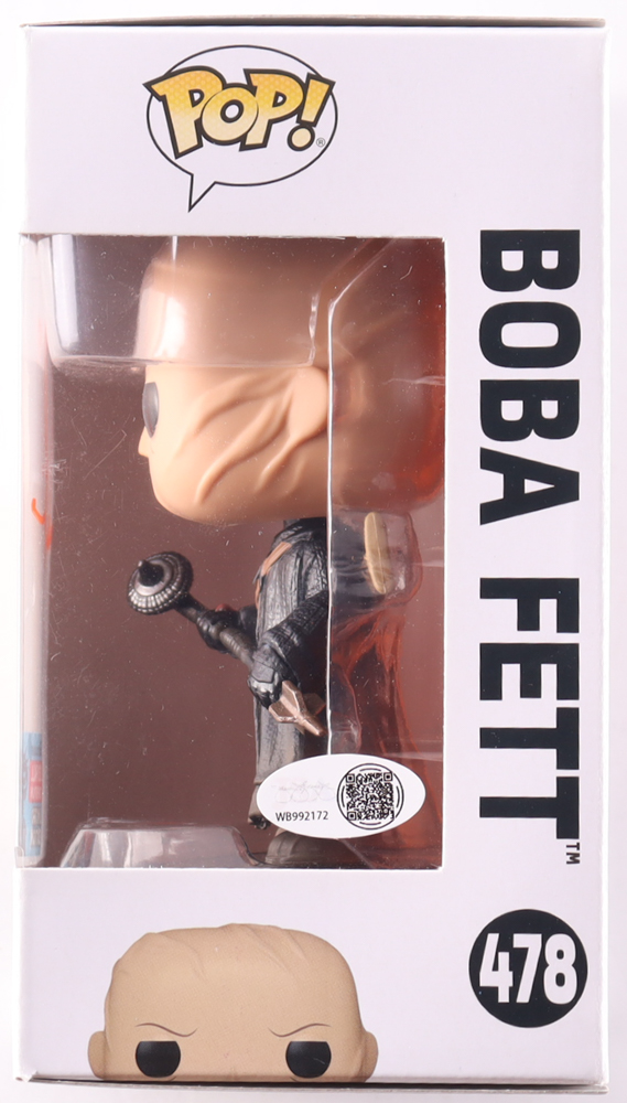 Temuera Morrison Signed "Star Wars" #462 Boba Fett Funko Pop! Bobble-Head Vinyl Figure (JSA) at PristineAuction.com Temuera Morrison Signed "Star Wars" #462 Boba Fett Funko Pop! Bobble-Head Vinyl Figure (JSA) at PristineAuction.com