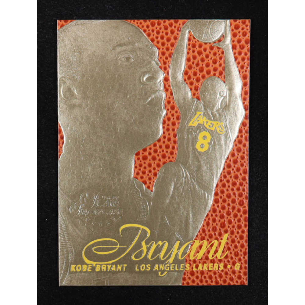 Kobe Bryant 1996-97 Flair Showcase Feel the Game 23Kt Gold RC at PristineAuction.com