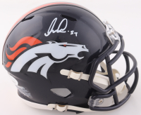 Thomas Incoom Signed Broncos Speed Mini Helmet (JSA) at PristineAuction.com