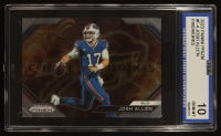 Josh Allen 2023 Panini Prizm Fireworks #F-4 (ISA 10) at PristineAuction.com
