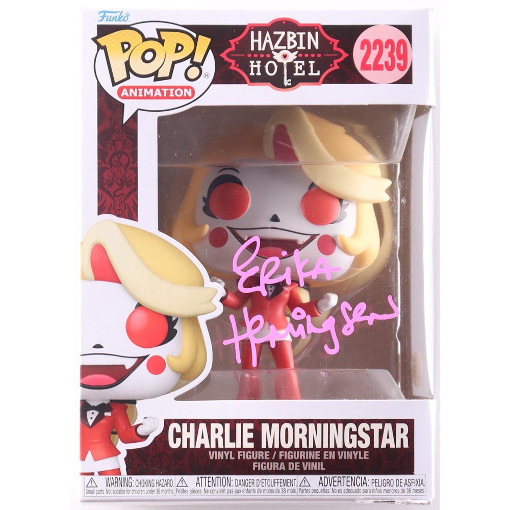 Erika Henningsen Signed "Hazbin Hotel" #2239 Charlie Morningstar Funko Pop! Vinyl Figure (JSA) at PristineAuction.com