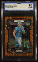 Sam Laporta 2023 Panini Lazer Prizm #332 RC (ISA 10) at PristineAuction.com
