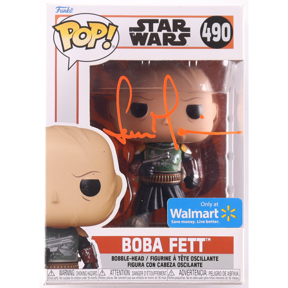 Temuera Morrison Signed "Star Wars" #490 Boba Fett Funko Pop! Bobble-Head Vinyl Figure (JSA) at PristineAuction.com