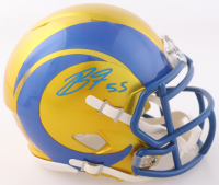 Braden Fiske Signed Rams Flash Alternate Speed Mini Helmet (JSA) at PristineAuction.com