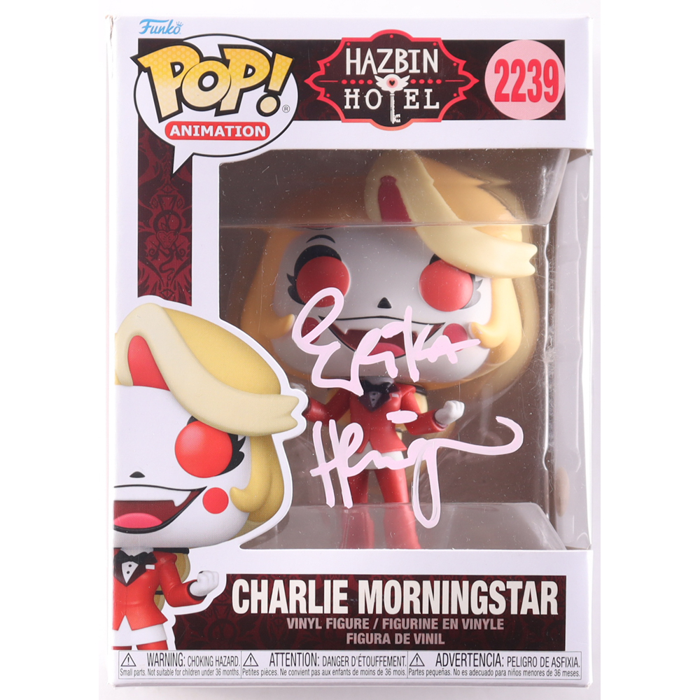 Erika Henningsen Signed "Hazbin Hotel" #2239 Charlie Morningstar Funko Pop! Vinyl Figure (JSA) at PristineAuction.com