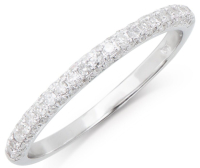 New 0.38 Carats Natural Diamonds Ring White Gold H-I, I1-I2 | Estimated Retail Value: $5,655 (IGI) at PristineAuction.com