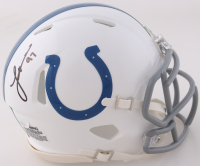 Laiatu Latu Signed Colts Speed Mini Helmet (JSA) at PristineAuction.com