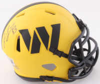 Jaylin Lane Signed Commanders Rave Alternate Speed Mini Helmet (Beckett) at PristineAuction.com