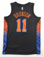 Jalen Brunson Signed Knicks Jordan Authentic Jersey (PSA) at PristineAuction.com