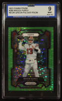 Brock Purdy 2023 Panini Neon Green Pulsar Prizm #266 (ISA 9) at PristineAuction.com