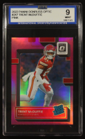 Trent McDuffie 2022 Panini Donruss Optic Pink Rated Rookie #247 RC (ISA 9) at PristineAuction.com