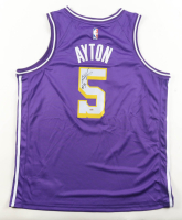 Deandre Ayton Signed Lakers Jordan Authentic Jersey (PSA) at PristineAuction.com