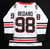 Connor Bedard Signed Blackhawks Fanatics Authentic Jersey (PSA) at PristineAuction.com