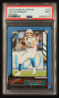 Justin Herbert 2020 Panini Playbook Orange #103 RC (PSA 9) at PristineAuction.com