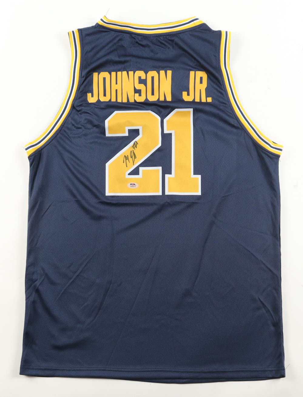 Morez Johnson Jr. Signed Wolverines Jordan Authentic Jersey (PSA) at PristineAuction.com Morez Johnson Jr. Signed Wolverines Jordan Authentic Jersey (PSA) at PristineAuction.com