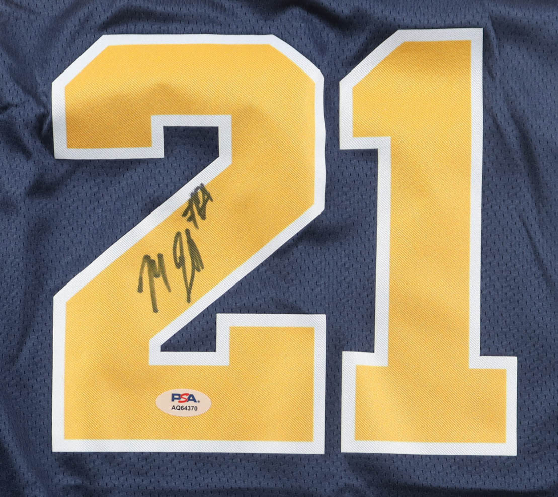 Morez Johnson Jr. Signed Wolverines Jordan Authentic Jersey (PSA) at PristineAuction.com Morez Johnson Jr. Signed Wolverines Jordan Authentic Jersey (PSA) at PristineAuction.com