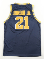 Morez Johnson Jr. Signed Wolverines Jordan Authentic Jersey (PSA) at PristineAuction.com