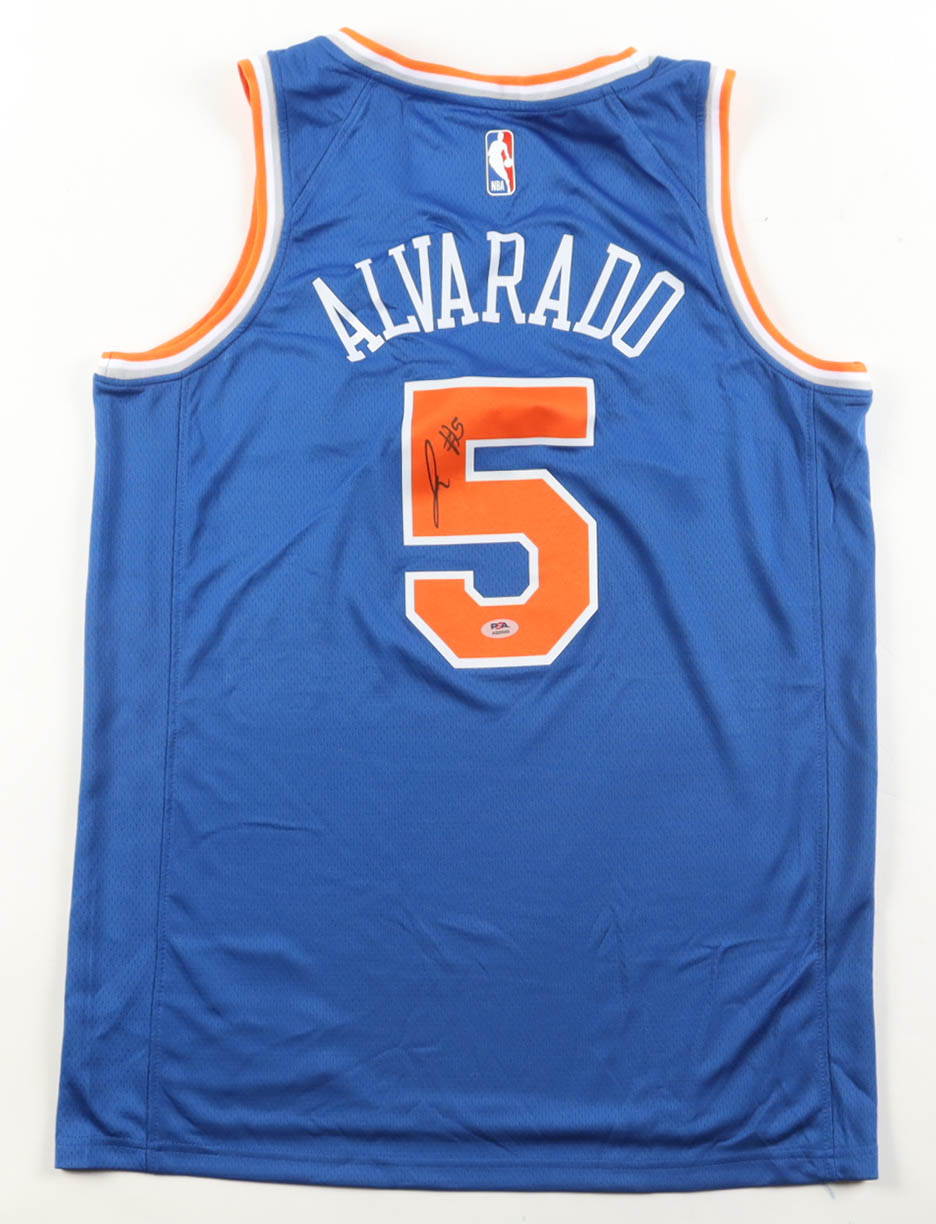Jose Alvarado Signed Knicks Nike Authentic Jersey (PSA) at PristineAuction.com Jose Alvarado Signed Knicks Nike Authentic Jersey (PSA) at PristineAuction.com
