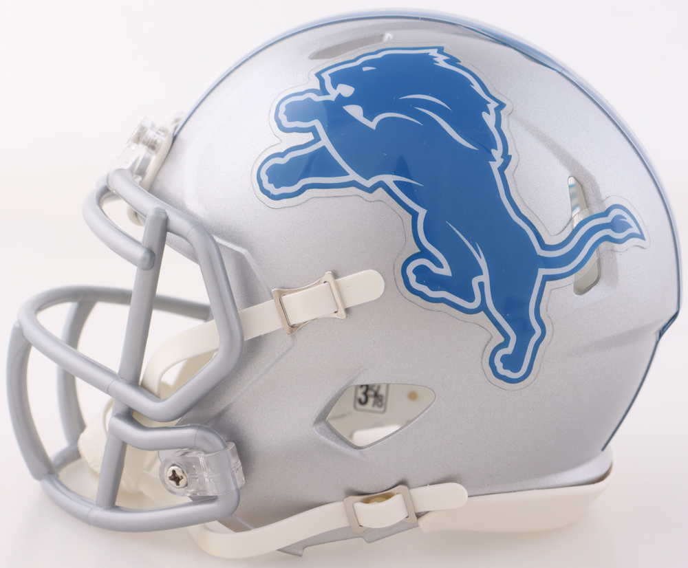 Amon-Ra St. Brown Signed Lions Speed Mini Helmet (JSA) at PristineAuction.com Amon-Ra St. Brown Signed Lions Speed Mini Helmet (JSA) at PristineAuction.com