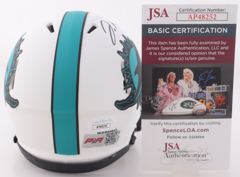 Jaylen Waddle Signed Dolphins Lunar Eclipse Alternate Speed Mini Helmet (JSA) at PristineAuction.com Jaylen Waddle Signed Dolphins Lunar Eclipse Alternate Speed Mini Helmet (JSA) at PristineAuction.com