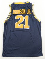 Morez Johnson Jr. Signed Wolverines Jordan Authentic Jersey (PSA) at PristineAuction.com