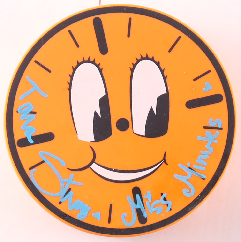 Tara Strong Signed "Loki" Miss Minutes Kitchen Timer Inscribed "Miss Minutes" (JSA) at PristineAuction.com Tara Strong Signed "Loki" Miss Minutes Kitchen Timer Inscribed "Miss Minutes" (JSA) at PristineAuction.com