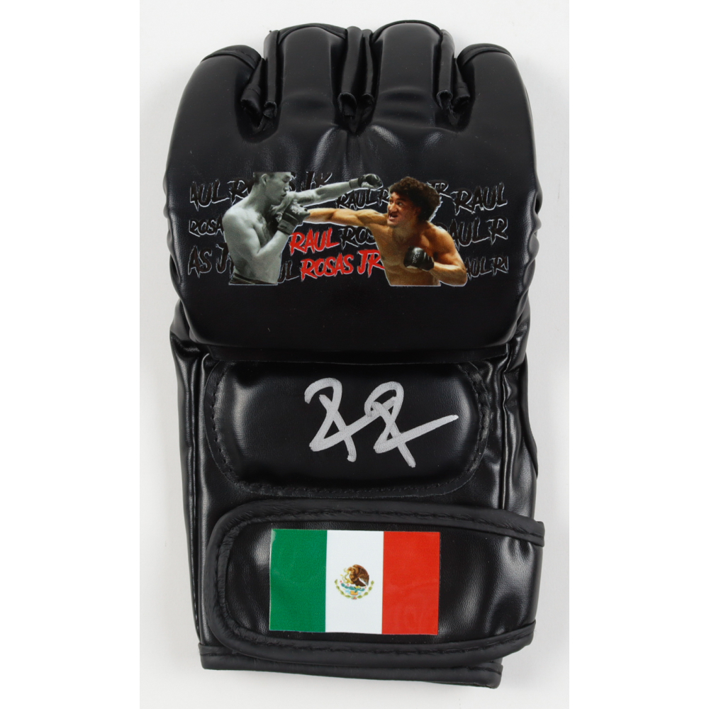 Ra&uacute;l Rosas Jr. Signed MMA Custom Mexico Glove (Beckett) at PristineAuction.com
