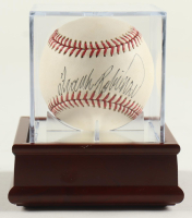 Frank Robinson Signed OML Baseball with Display Case (PSA) at PristineAuction.com