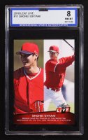 Shohei Ohtani 2018 Leaf Live #11 RC (ISA 8) at PristineAuction.com