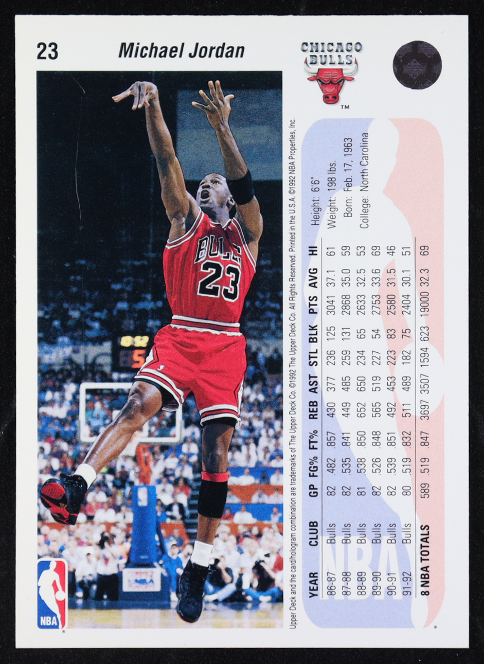 Michael Jordan 1992-93 Upper Deck #23 at PristineAuction.com Michael Jordan 1992-93 Upper Deck #23 at PristineAuction.com