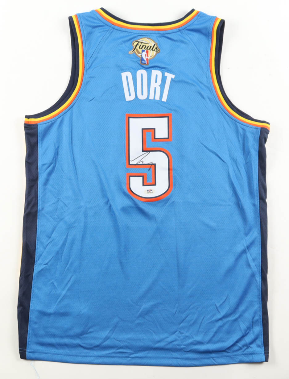 Luguentz Dort Signed Thunder Nike Authentic Jersey (PSA) at PristineAuction.com Luguentz Dort Signed Thunder Nike Authentic Jersey (PSA) at PristineAuction.com