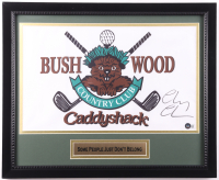 Chevy Chase Signed "Caddyshack" Bushwood Country Club Custom Framed Golf Pin Flag Display (Beckett) at PristineAuction.com