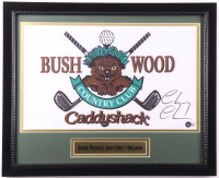 Chevy Chase Signed "Caddyshack" Bushwood Country Club Custom Framed Golf Pin Flag Display (Beckett) at PristineAuction.com
