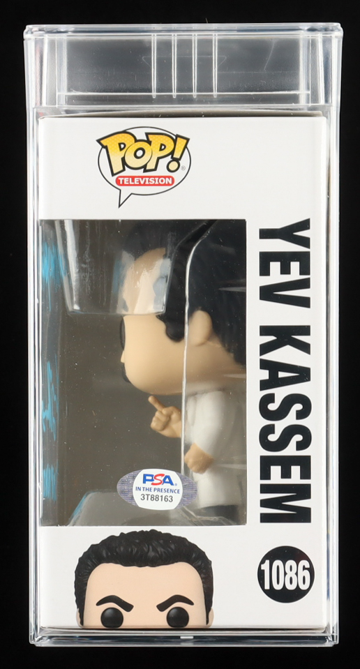 Larry Thomas Signed "Seinfeld" #1086 Yev Kassem Funko Pop! Vinyl Figure Inscribed "'Soup Nazi'" & "No Soup For You!" (PSA) at PristineAuction.com Larry Thomas Signed "Seinfeld" #1086 Yev Kassem Funko Pop! Vinyl Figure Inscribed "'Soup Nazi'" & "No Soup For You!" (PSA) at PristineAuction.com