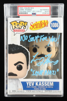 Larry Thomas Signed "Seinfeld" #1086 Yev Kassem Funko Pop! Vinyl Figure Inscribed "'Soup Nazi'" & "No Soup For You!" (PSA) at PristineAuction.com