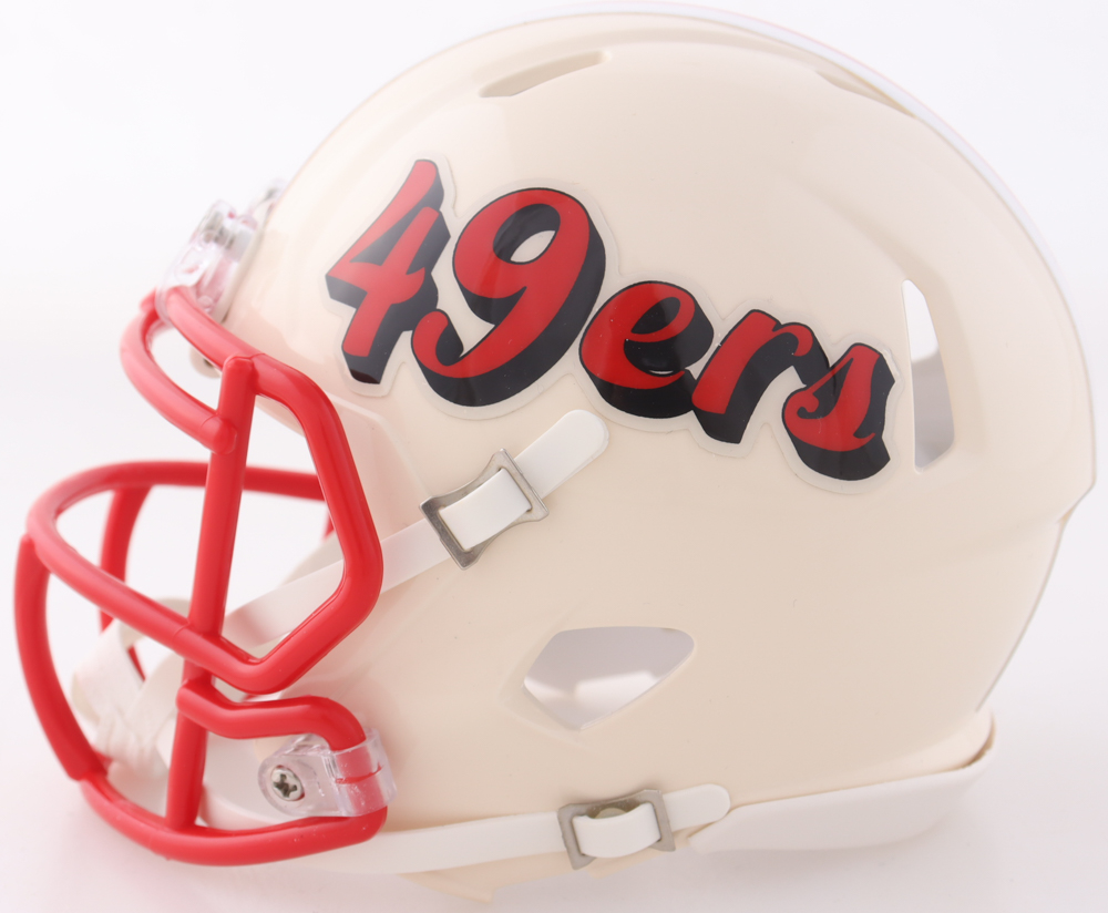 Frank Gore Signed 49ers Retro Alternate Speed Mini Helmet (Beckett) at PristineAuction.com Frank Gore Signed 49ers Retro Alternate Speed Mini Helmet (Beckett) at PristineAuction.com