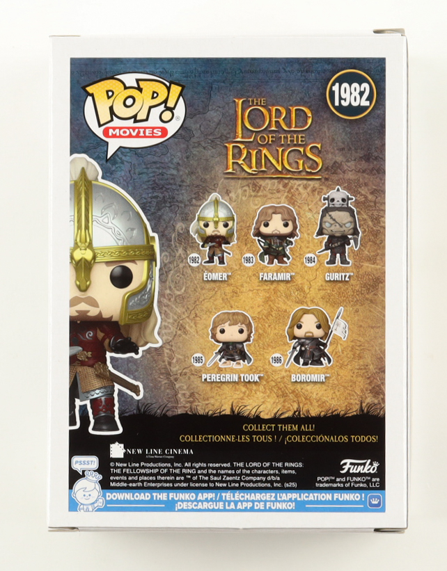 Karl Urban Signed "The Lord of the Rings" #1982 Eomer Funko Pop! Vinyl Figure (ACOA) at PristineAuction.com Karl Urban Signed "The Lord of the Rings" #1982 Eomer Funko Pop! Vinyl Figure (ACOA) at PristineAuction.com