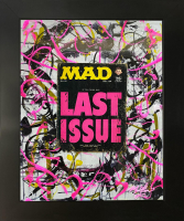 "MAD Magazine - Last Issue" Sept. 1968 Issue #121 Original Custom Framed Painting On Acrylic Glass 025-26 (Lewis) at PristineAuction.com