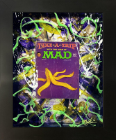 "MAD Magazine  Take A Trip" Jan. 1968 Issue #116 Original Custom Framed Painting On Acrylic Glass 026-26 (Lewis) at PristineAuction.com