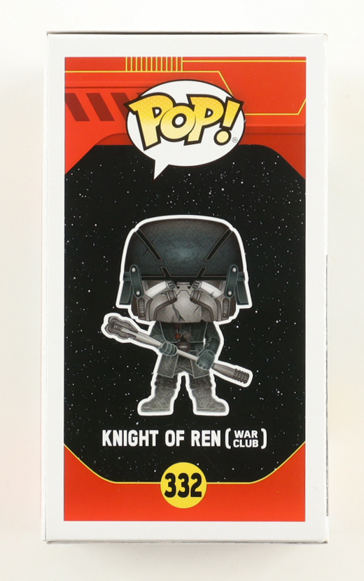 Christian Slater Signed "Star Wars" #332 Knight of Ren (War Club) Funko Bobble-Head Figure (ACOA) at PristineAuction.com Christian Slater Signed "Star Wars" #332 Knight of Ren (War Club) Funko Bobble-Head Figure (ACOA) at PristineAuction.com