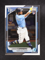 Junior Caminero 2024 Bowman Chrome #56 RC at PristineAuction.com