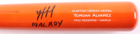 Yordan Alvarez Signed Victus Player Model Baseball Bat Inscribed "19 AL ROY" (Beckett) at PristineAuction.com
