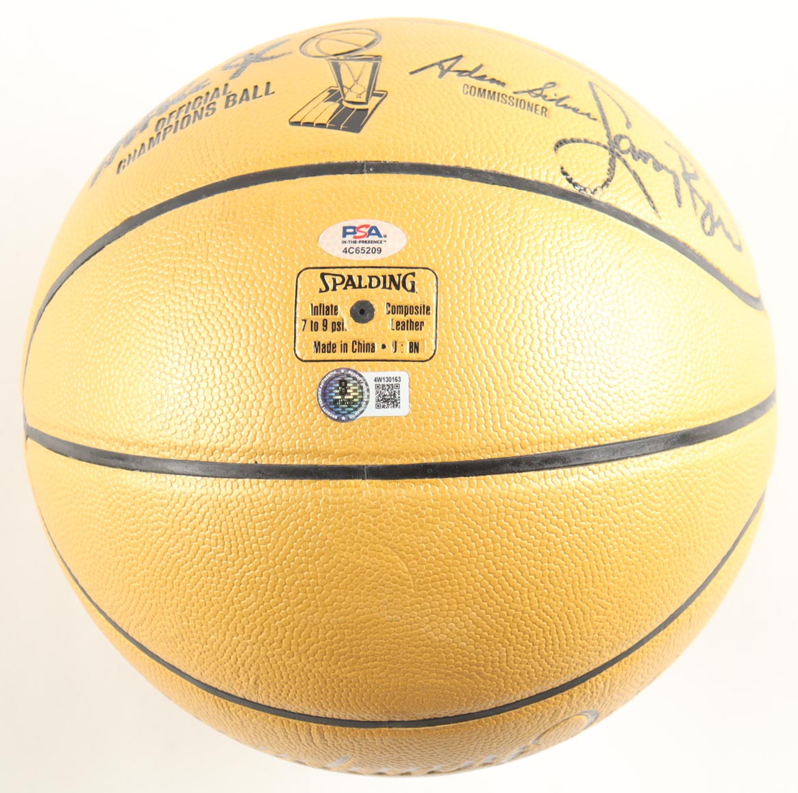 Larry Bird & Magic Johnson Signed NBA Finals Champions Basketball with Display Case (Beckett & PSA) at PristineAuction.com Larry Bird & Magic Johnson Signed NBA Finals Champions Basketball with Display Case (Beckett & PSA) at PristineAuction.com